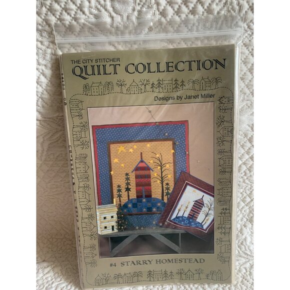 The City Stitcher Starry Homestead 4 Quilt Pattern - Picture 4 of 4